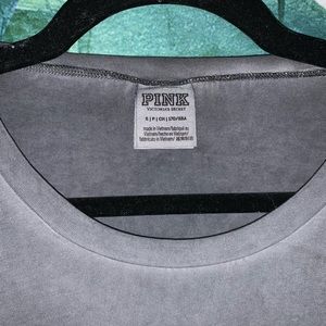 PINK Victoria's Secret Tops - VS PINK gray t-shirt PINK Victoria's Secret Tops - VS PINK gray t-shirt